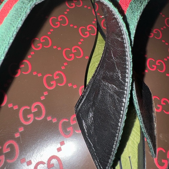 Kika GG Web Flip Flop (Women) Size 39.5 - Picture 2 of 14